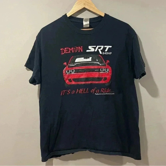 Dodge Challenger Hellcat Mopar T-Shirt - Picture 1 of 7